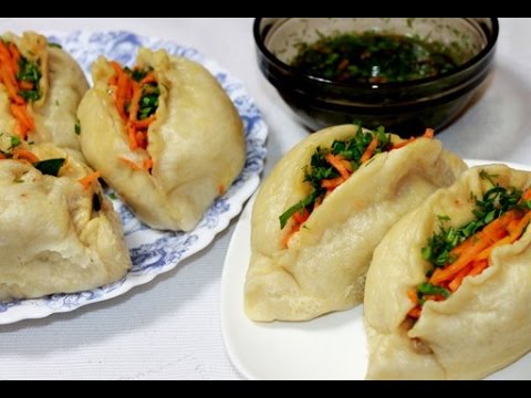 Рецепт Пигоди - пирожки на пару с капустой и мясом (Dumplings with Meat and Cabbage)